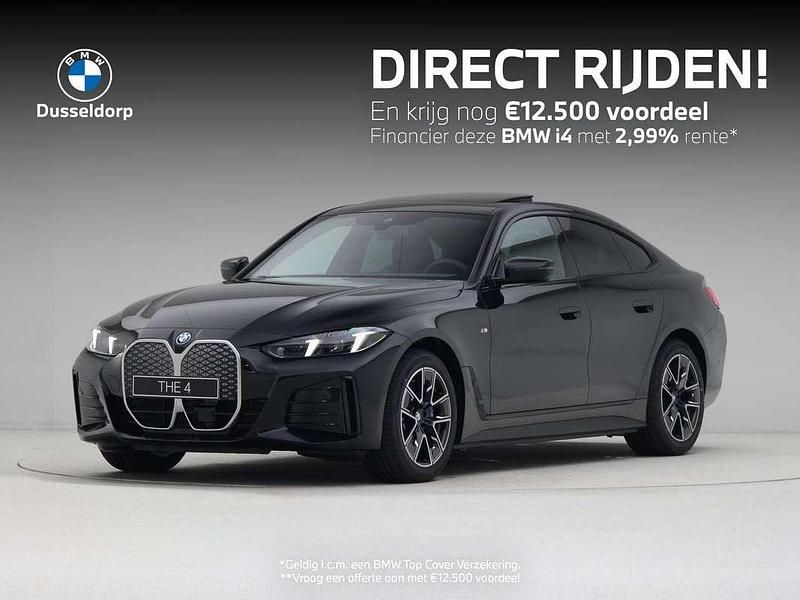 Zwart Nieuw 2025 BMW i4 Comfort Edition Sedan | € 64.820 (Super prijs) - Afbeelding 1/4