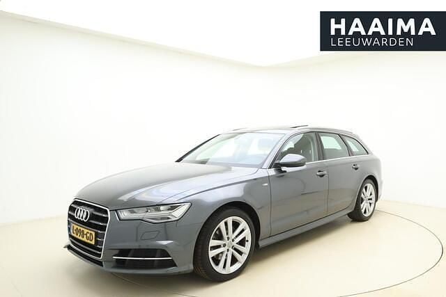 Grijs Occasion 2017 Audi A6 S-Line Stationwagen | € 22.450 (Super prijs) - Afbeelding 1/4