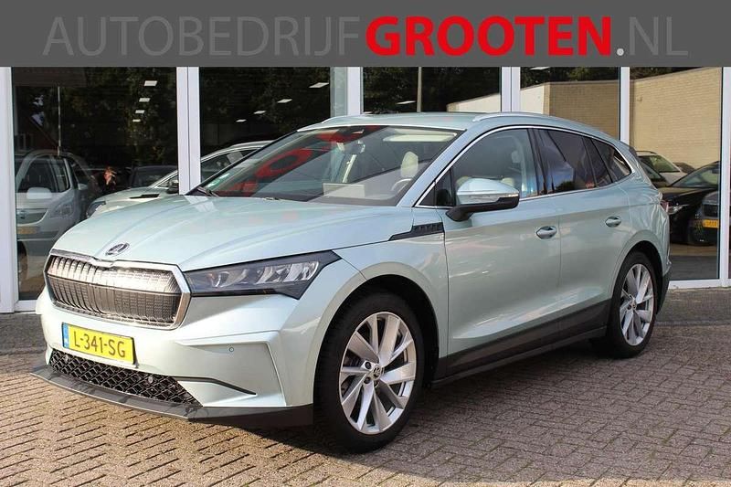 Grijs Gebruikt 2021 Skoda Enyaq iV SUV | € 19.999 (Eerlijke prijs) - Afbeelding 1/4