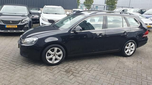 Zwart Gebruikt 2010 VW Golf VI Comfortline Stationwagen | € 3.499 (Goede deal) - Afbeelding 1/4