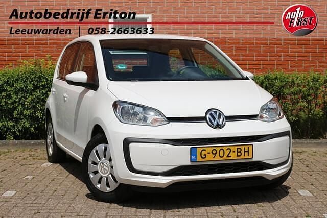 Wit, metallic lak Gebruikt 2019 VW up! move up! Hatchback | € 7.995 (Eerlijke prijs) - Afbeelding 1/4