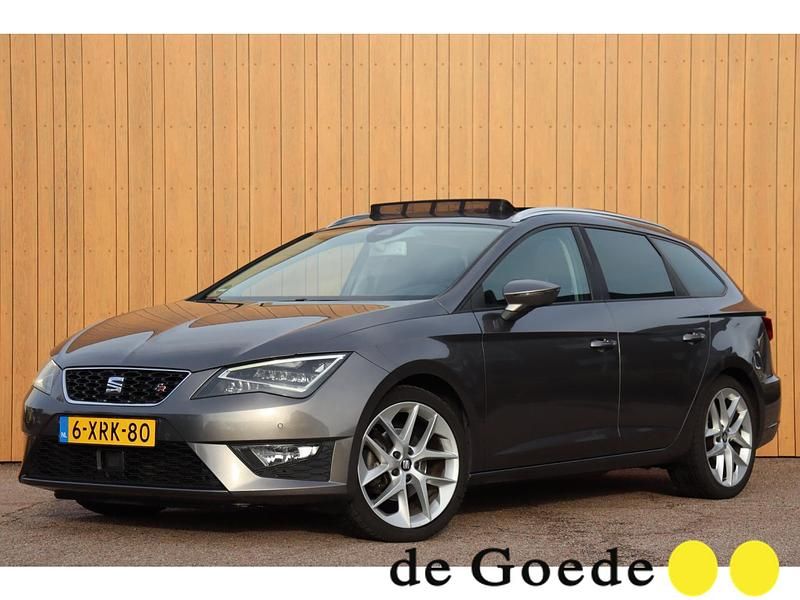 Grijs Occasion 2014 Seat Leon FR Stationwagen | € 6.940 (Eerlijke prijs) - Afbeelding 1/4