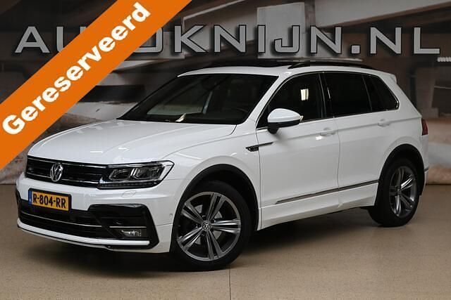 Wit Occasion 2019 VW Tiguan Highline SUV | € 25.995 (Eerlijke prijs) - Afbeelding 1/4