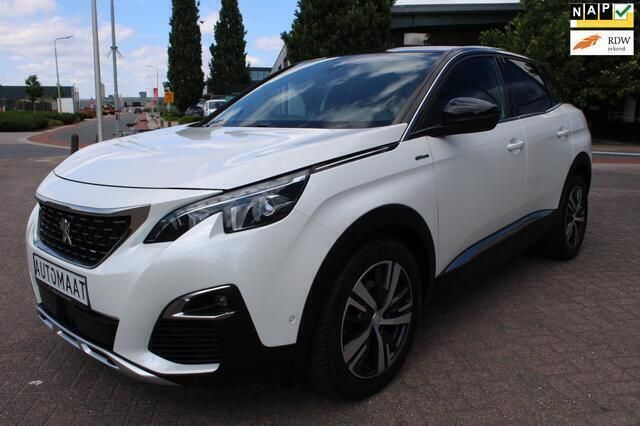 Wit Gebruikt 2018 Peugeot 3008 GT-line SUV | € 18.500 (Goede deal) - Afbeelding 1/4