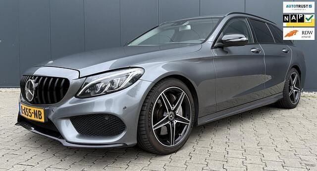 Grijs Gebruikt 2017 Mercedes C250 Premium Plus Stationwagen | € 22.995 (Duur) - Afbeelding 1/4