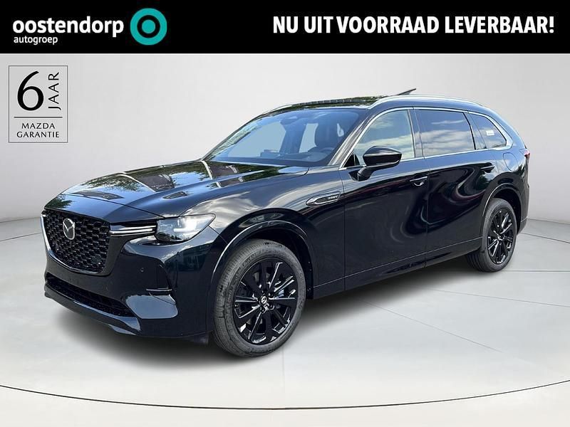 Zwart Nieuw 2025 Mazda CX-80 Homura-Line SUV | € 71.040 (Eerlijke prijs) - Afbeelding 1/4