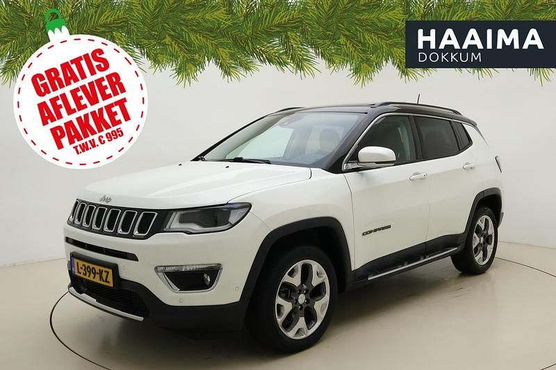 Wit Gebruikt 2018 Jeep Compass Limited SUV | € 21.950 (Duur) - Afbeelding 1/4
