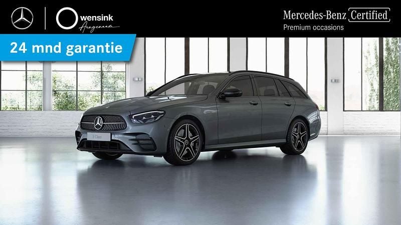 Grijs Gebruikt 2022 Mercedes E300 AMG line Stationwagen | € 41.350 (Goede deal) - Afbeelding 1/4