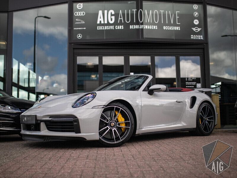 Grijs Gebruikt 2021 Porsche 911 Turbo S Cabriolet | € 239.911 - Afbeelding 1/4