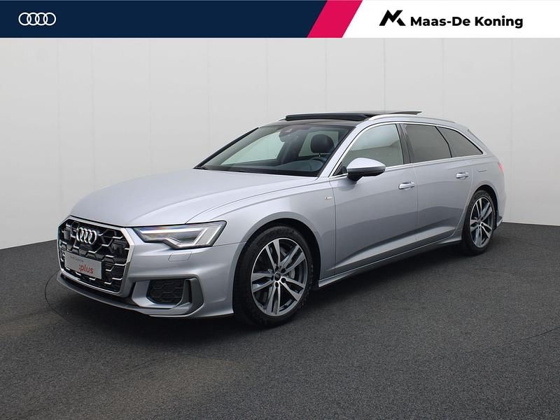 Grijs, metallic lak Gebruikt 2024 Audi A6 S-Line Stationwagen | € 55.940 (Eerlijke prijs) - Afbeelding 1/4