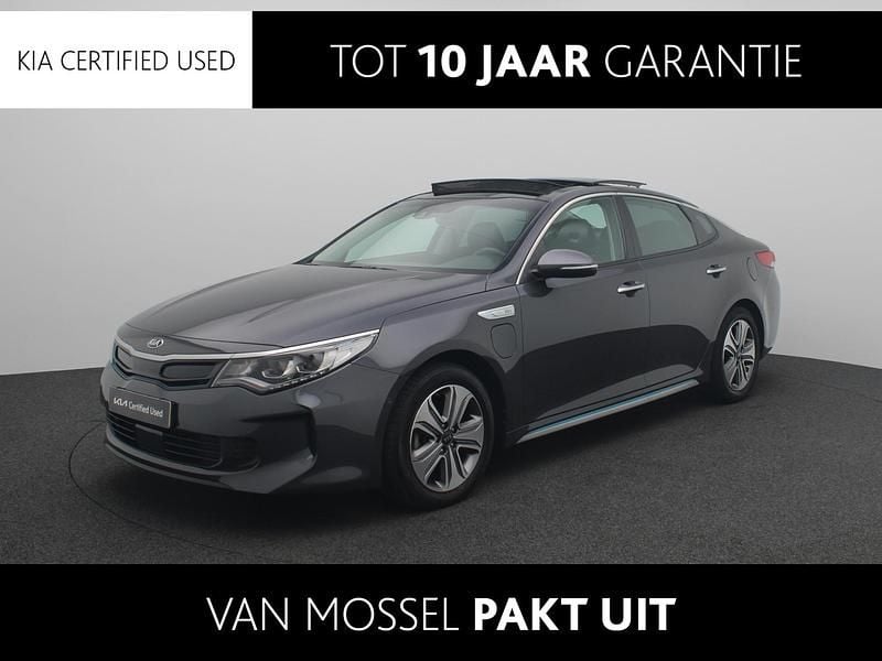 Grijs Gebruikt 2016 Kia Optima Hybrid Sedan | € 18.440 (Eerlijke prijs) - Afbeelding 1/4