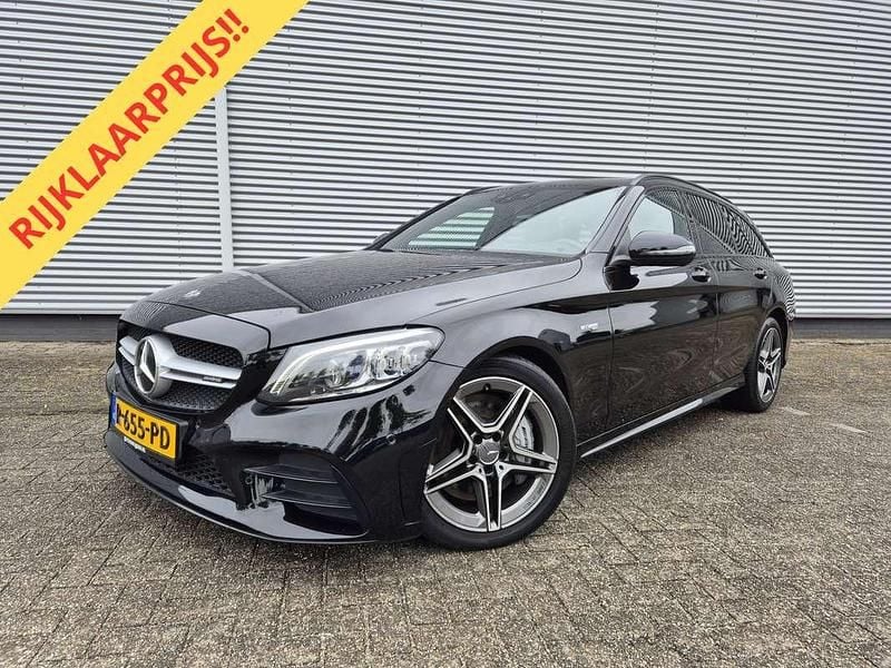 Zwart, metallic lak Gebruikt 2018 Mercedes C43 AMG Premium Plus Stationwagen | € 49.888 (Duur) - Afbeelding 1/4