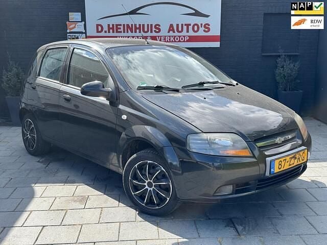 Zwart Gebruikt 2008 Chevrolet Kalos Hatchback | € 495 (Goede deal) - Afbeelding 1/4