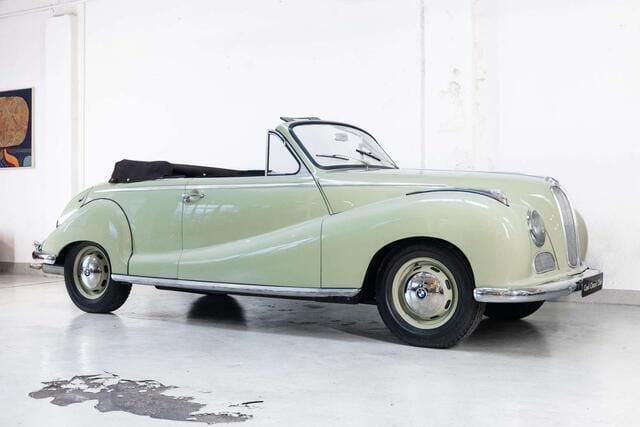 Occasion BMW 502 Luxury Line 120 PK (88 kW) 1955 Groen Cabriolet