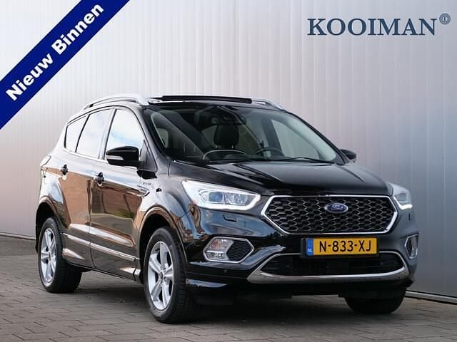 Zwart Gebruikt 2018 Ford Kuga Vignale SUV | € 20.650 (Eerlijke prijs) - Afbeelding 1/4
