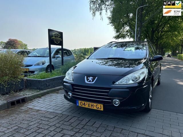 Zwart Gebruikt 2007 Peugeot 307 Premium Stationwagen | € 1.199 (Eerlijke prijs) - Afbeelding 1/4