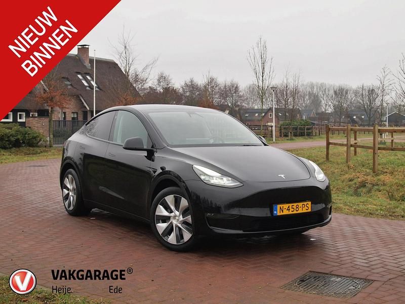 Occasion Tesla Model Y Long Range AWD 11 kW (15 PK) 2021 Zwart SUV