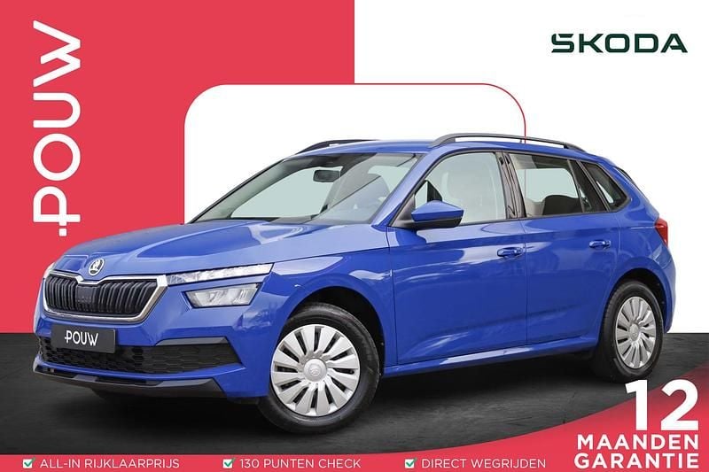 Blauw Gebruikt 2021 Skoda Kamiq Active SUV | € 15.950 (Goede deal) - Afbeelding 1/4
