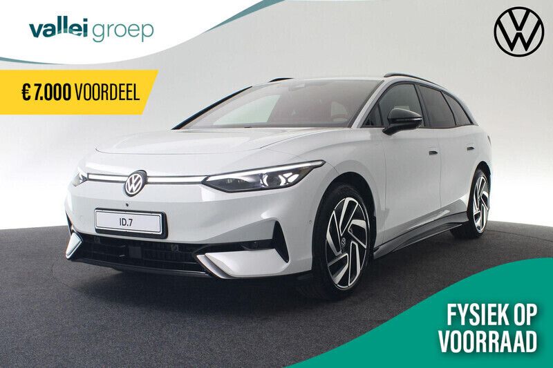 Wit Nieuw 2025 VW ID.7 Pro Sedan | € 53.373 (Eerlijke prijs) - Afbeelding 1/4