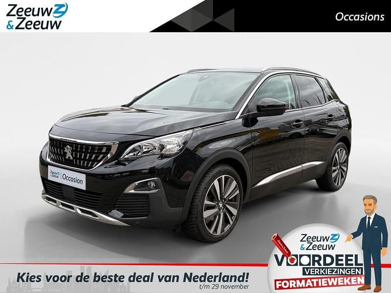 Noir perla nera Gebruikt 2019 Peugeot 3008 Allure SUV | € 20.730 (Eerlijke prijs) - Afbeelding 1/4