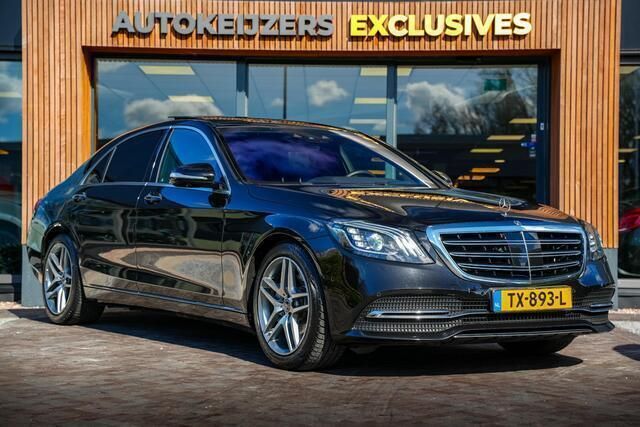 Zwart Gebruikt 2018 Mercedes S350 Premium Plus Sedan | € 43.900 (Super prijs) - Afbeelding 1/4