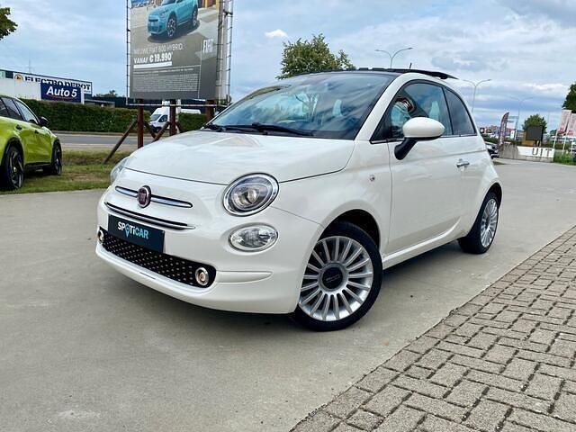 Wit Gebruikt 2019 Fiat 500 Lounge Sedan | € 9.900 (Goede deal) - Afbeelding 1/4