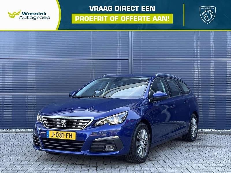 Blauw Occasion 2020 Peugeot 308 SW Allure Stationwagen | € 12.990 (Super prijs) - Afbeelding 1/4