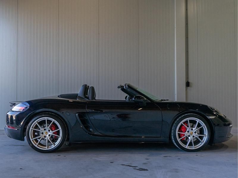 Occasion Porsche 718 Boxster 350 PK (257 kW) 2016 Zwart Cabriolet