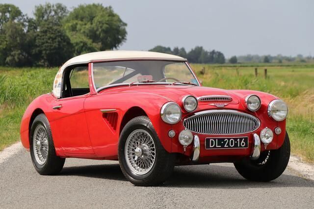 Rood Gebruikt 1961 Austin Healey 3000 MK II Cabriolet | € 58.950 - Afbeelding 1/4