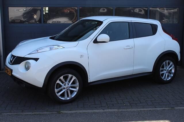 Wit Gebruikt 2012 Nissan Juke Acenta SUV | € 6.950 (Eerlijke prijs) - Afbeelding 1/4