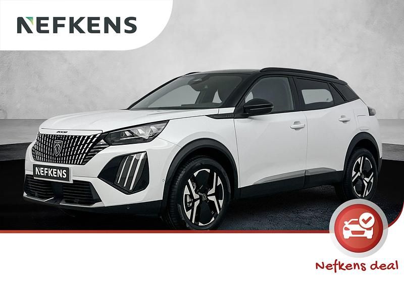 Wit Nieuw 2025 Peugeot 2008 GTi SUV | € 35.795 (Eerlijke prijs) - Afbeelding 1/4