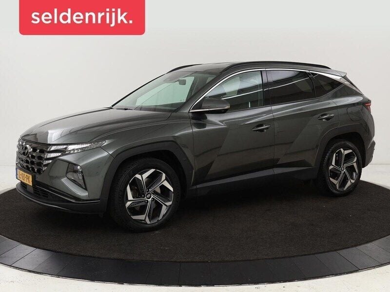 Grijs Gebruikt 2021 Hyundai Tucson Premium SUV | € 21.400 (Super prijs) - Afbeelding 1/4
