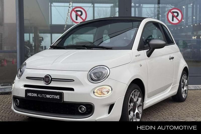 Occasion Fiat 500 Sport 69 PK (50 kW) 2022 Wit Cabriolet