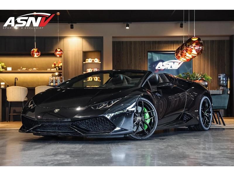 Zwart Gebruikt 2017 Lamborghini Huracán Cabriolet | € 239.945 (Super prijs) - Afbeelding 1/4