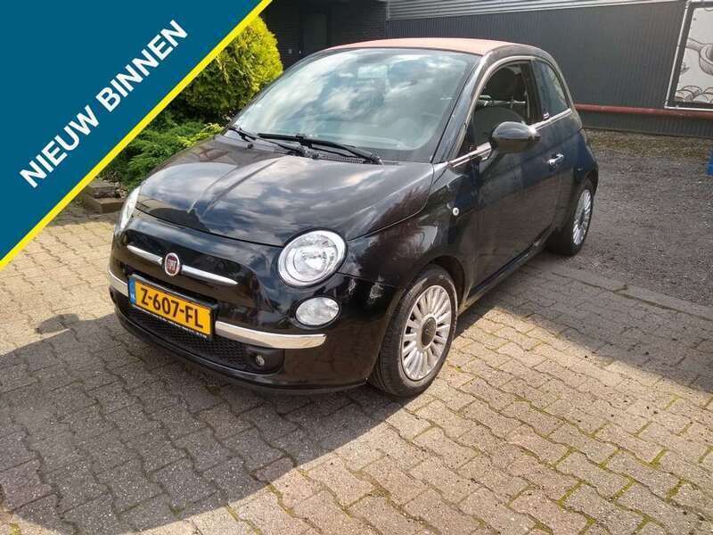 Zwart, metallic lak Gebruikt 2013 Fiat 500C Easy Cabriolet | € 5.995 (Eerlijke prijs) - Afbeelding 1/4