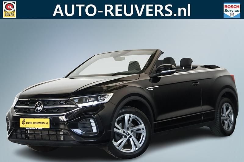 Zwart Gebruikt 2023 VW T-Roc Cabriolet R-line Cabriolet | € 31.900 (Goede deal) - Afbeelding 1/4