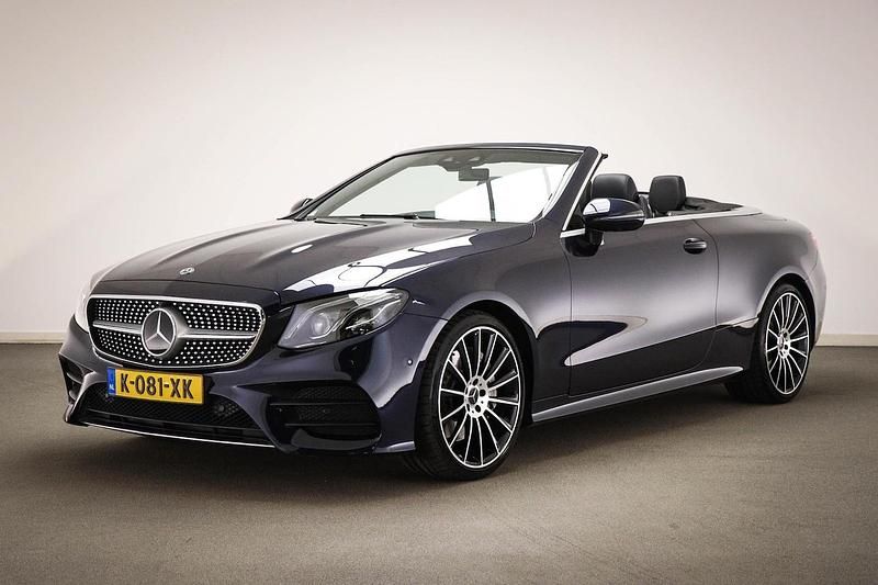 Occasion Mercedes E350 AMG Line Premium Plus 2019 Blauw (metallic) Cabriolet