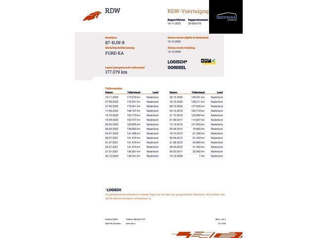 Occasion Ford Ka Titanium 69 PK (50 kW) 2008 Zwart Hatchback