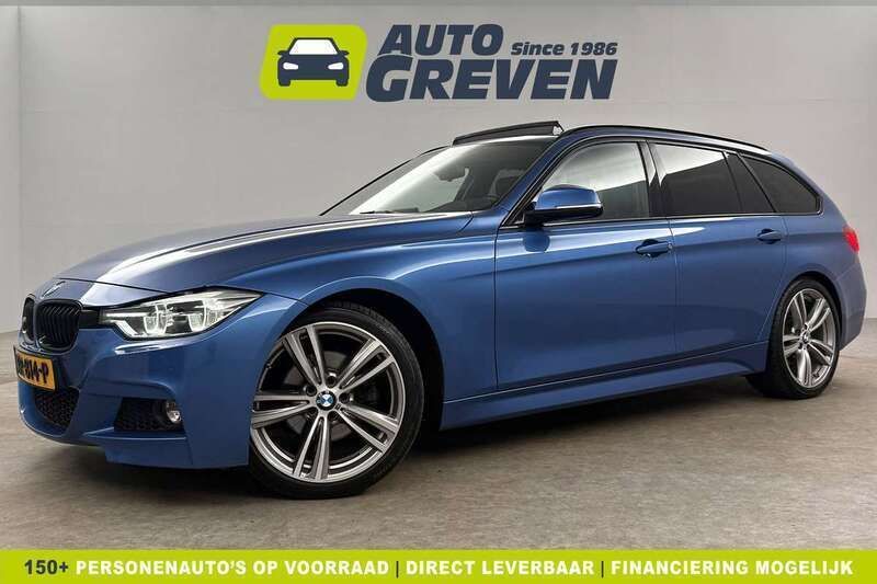 Blauw, metallic lak Gebruikt 2017 BMW 320 Executive Stationwagen | € 12.800 (Duur) - Afbeelding 1/4