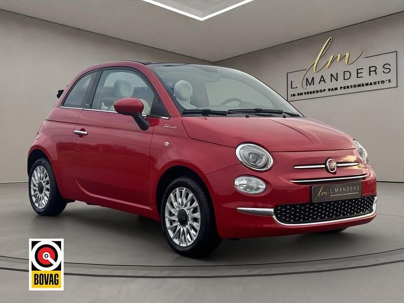 Rood Gebruikt 2023 Fiat 500C Dolcevita Cabriolet | € 16.495 (Eerlijke prijs) - Afbeelding 1/4