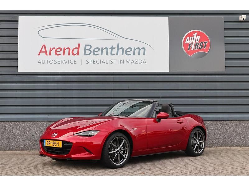 Rood Gebruikt 2018 Mazda MX5 Cabriolet | € 27.645 (Eerlijke prijs) - Afbeelding 1/4