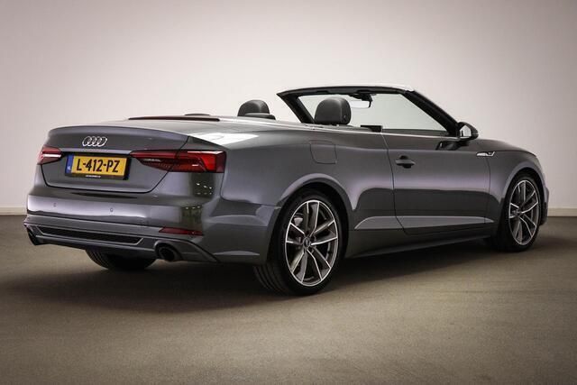 Occasion Audi A5 Cabriolet Design 190 PK (139 kW) 2018 Grijs, metallic lak Cabriolet