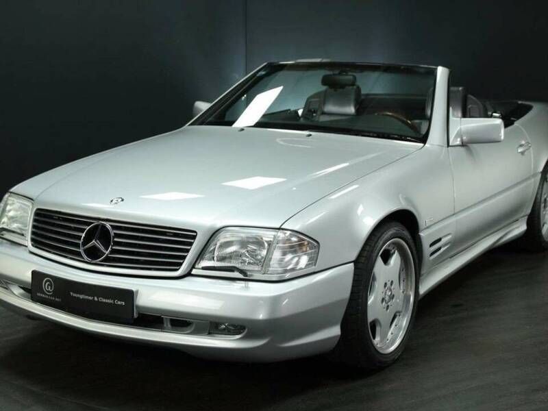 Zilverbrillantsilbermetallic 744 Gebruikt 1996 Mercedes SL600 AMG Cabriolet | € 127.500 - Afbeelding 1/4