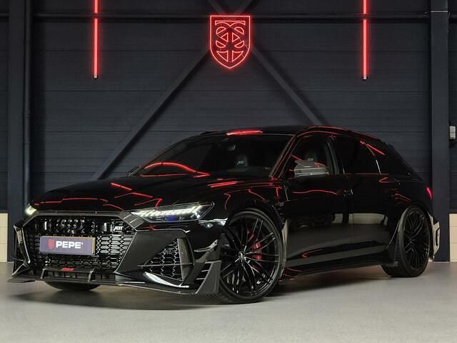 Zwart Gebruikt 2019 Audi RS6 Comfort Stationwagen | € 174.940 - Afbeelding 1/4