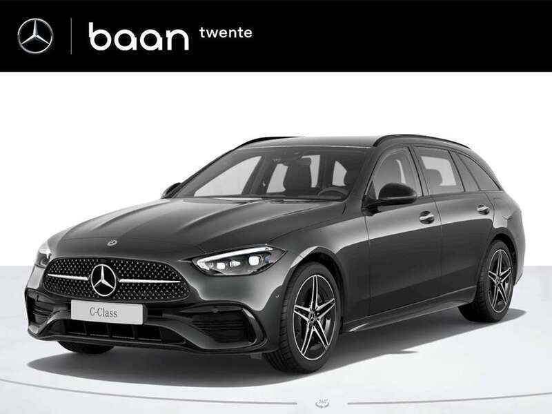 Grijs Nieuw 2024 Mercedes C300e AMG line Stationwagen | € 62.337 (Super prijs) - Afbeelding 1/4