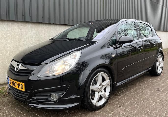 Occasion Opel Corsa Sport 150 PK (110 kW) 2008 Zwart (metallic) Hatchback