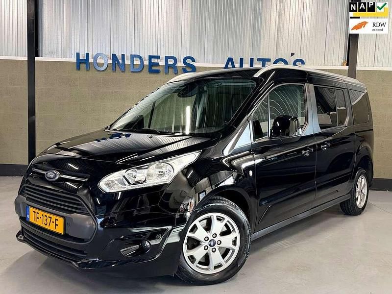 Zwart Gebruikt 2018 Ford Tourneo Connect Titanium MPV | € 17.945 - Afbeelding 1/4