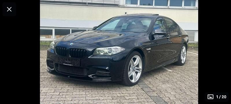 Zwart Gebruikt 2014 BMW 550 Executive Sedan | € 22.000 (Eerlijke prijs) - Afbeelding 1/4