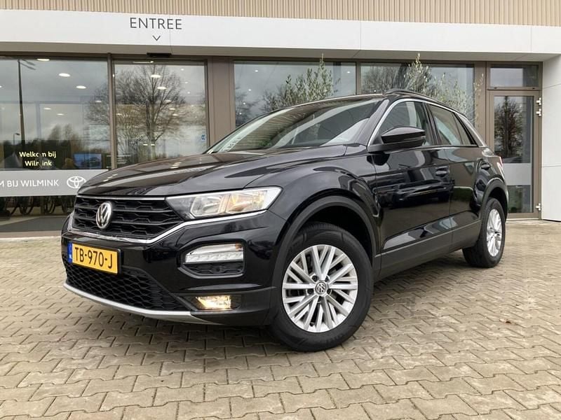 Zwart Gebruikt 2018 VW T-Roc Style SUV | € 19.350 (Super prijs) - Afbeelding 1/4