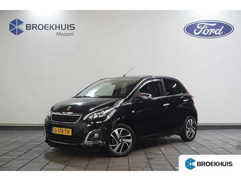 Zwart Occasion 2019 Peugeot 108 Allure Hatchback | € 8.595 (Eerlijke prijs) - Afbeelding 1/4